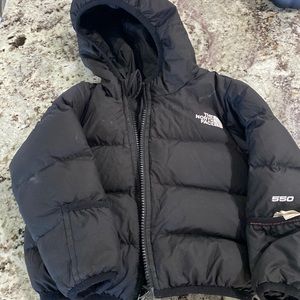 6-12 month north face winter jacket black